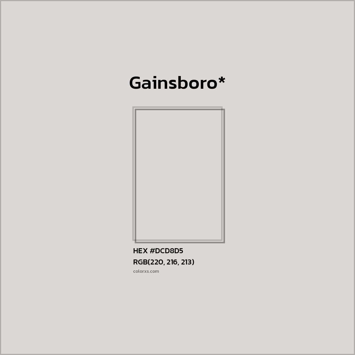 HEX #DCD8D5 Color Name, Color Code, Palettes, Similar Paints, Images