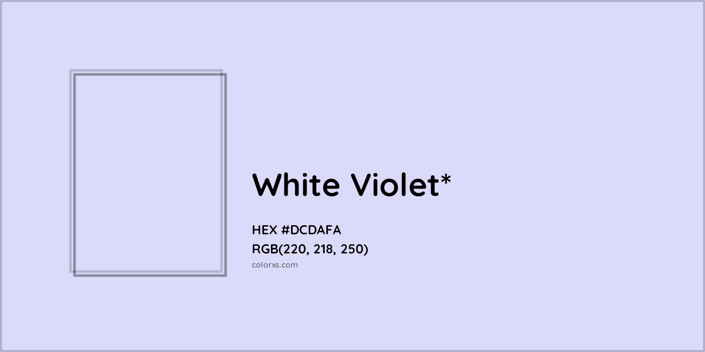 HEX #DCDAFA Color Name, Color Code, Palettes, Similar Paints, Images