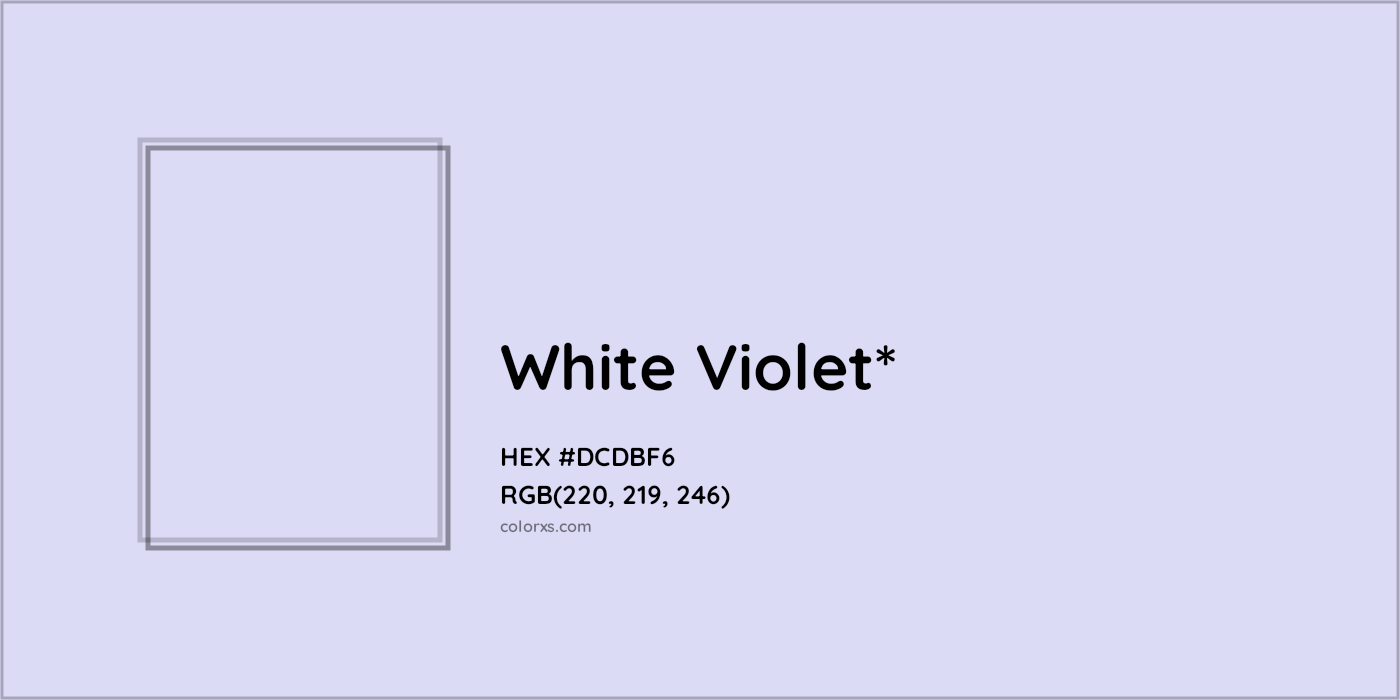 HEX #DCDBF6 Color Name, Color Code, Palettes, Similar Paints, Images
