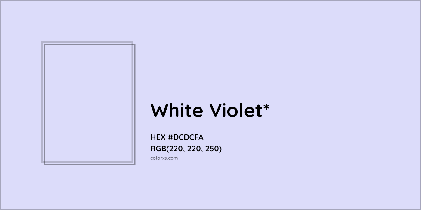 HEX #DCDCFA Color Name, Color Code, Palettes, Similar Paints, Images