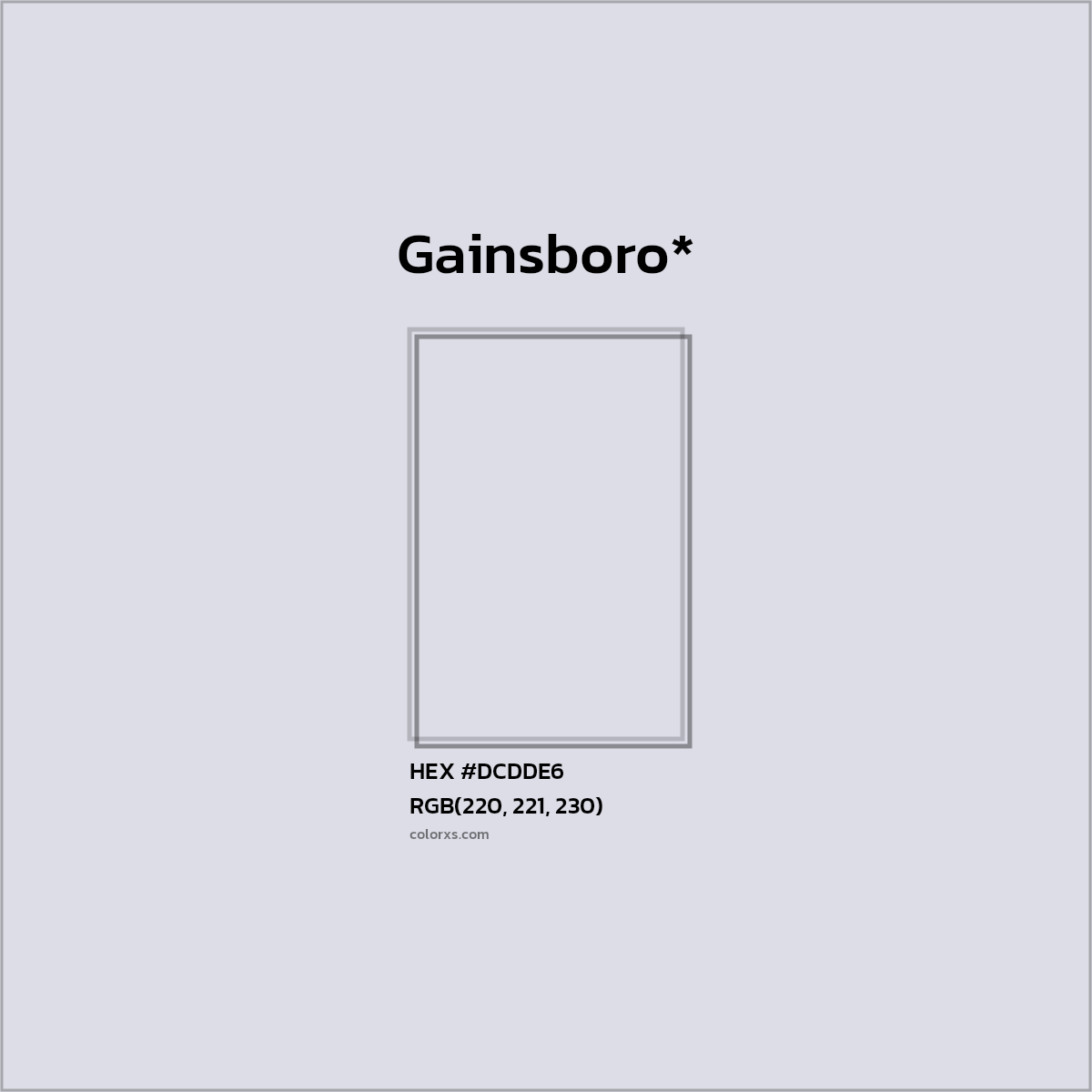 HEX #DCDDE6 Color Name, Color Code, Palettes, Similar Paints, Images