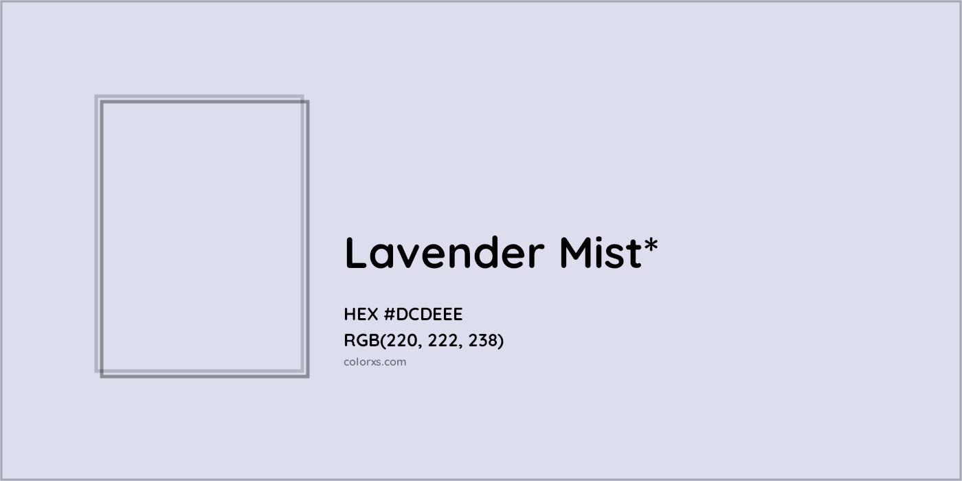 HEX #DCDEEE Color Name, Color Code, Palettes, Similar Paints, Images