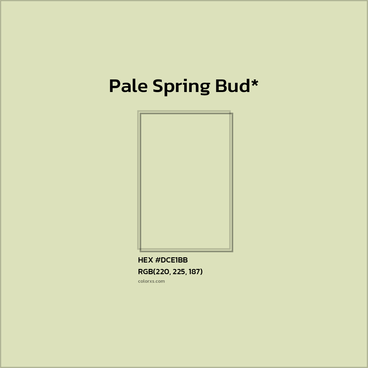 HEX #DCE1BB Color Name, Color Code, Palettes, Similar Paints, Images