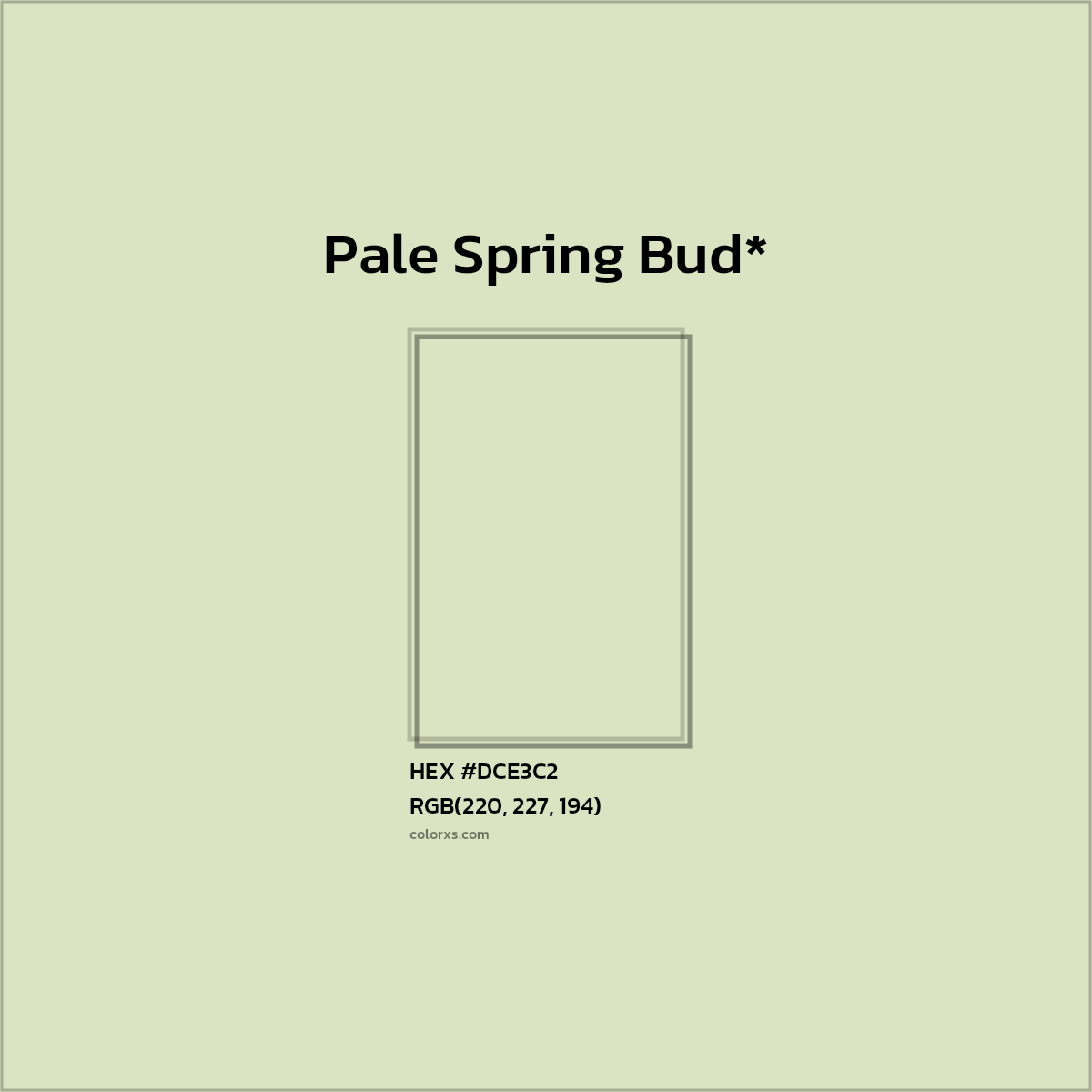 HEX #DCE3C2 Color Name, Color Code, Palettes, Similar Paints, Images
