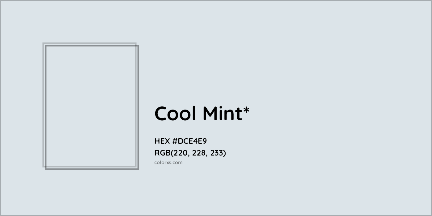 HEX #DCE4E9 Color Name, Color Code, Palettes, Similar Paints, Images