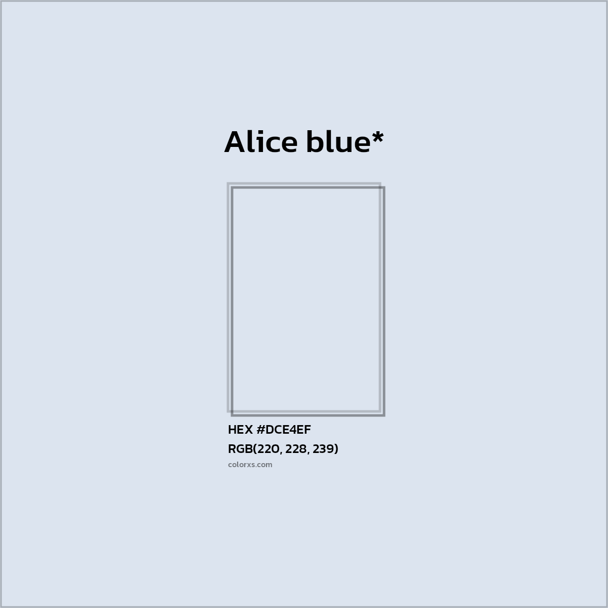 HEX #DCE4EF Color Name, Color Code, Palettes, Similar Paints, Images