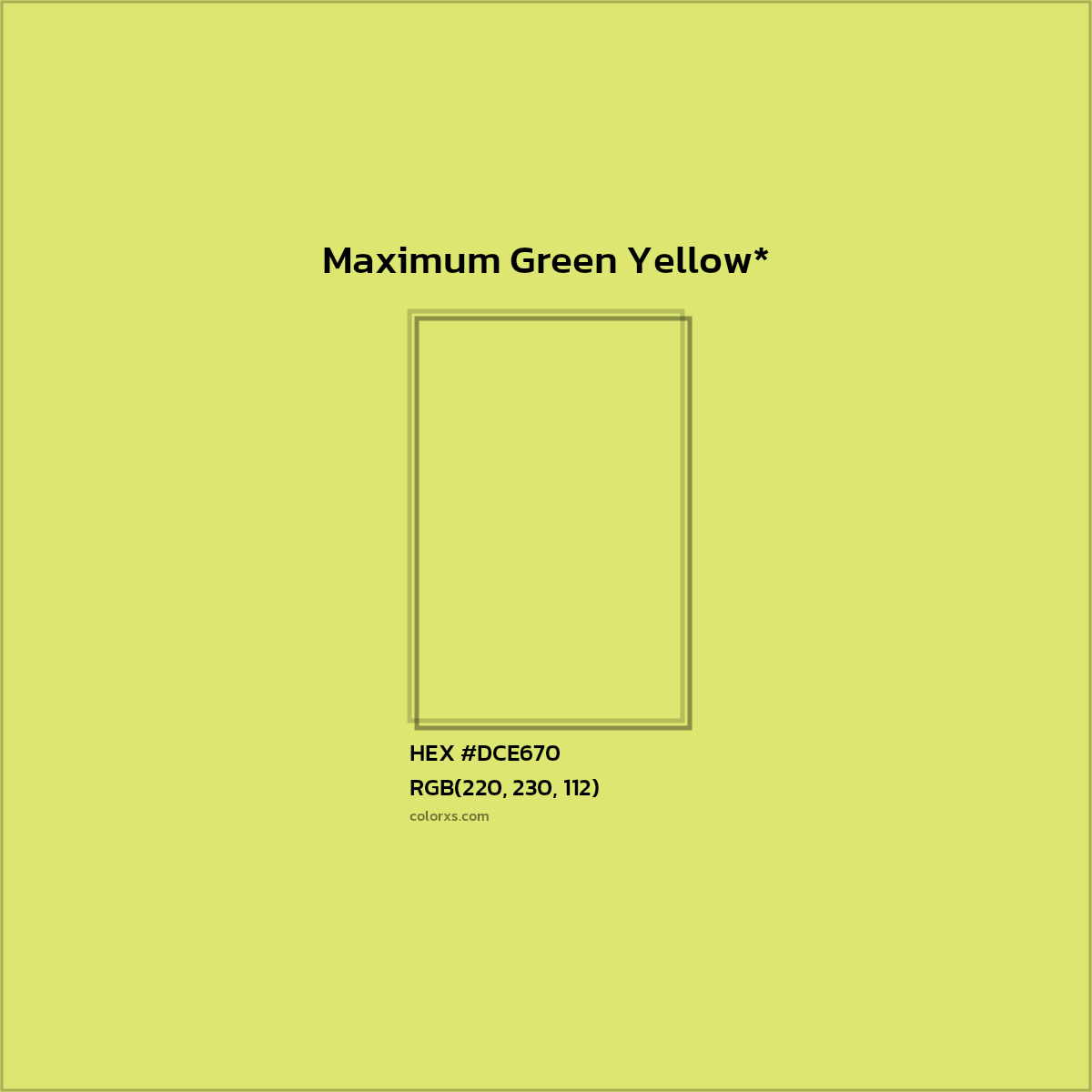 HEX #DCE670 Color Name, Color Code, Palettes, Similar Paints, Images