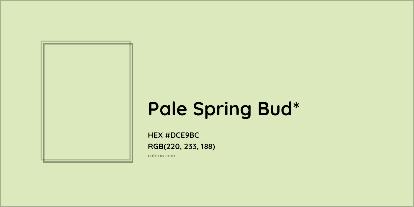 HEX #DCE9BC Color Name, Color Code, Palettes, Similar Paints, Images