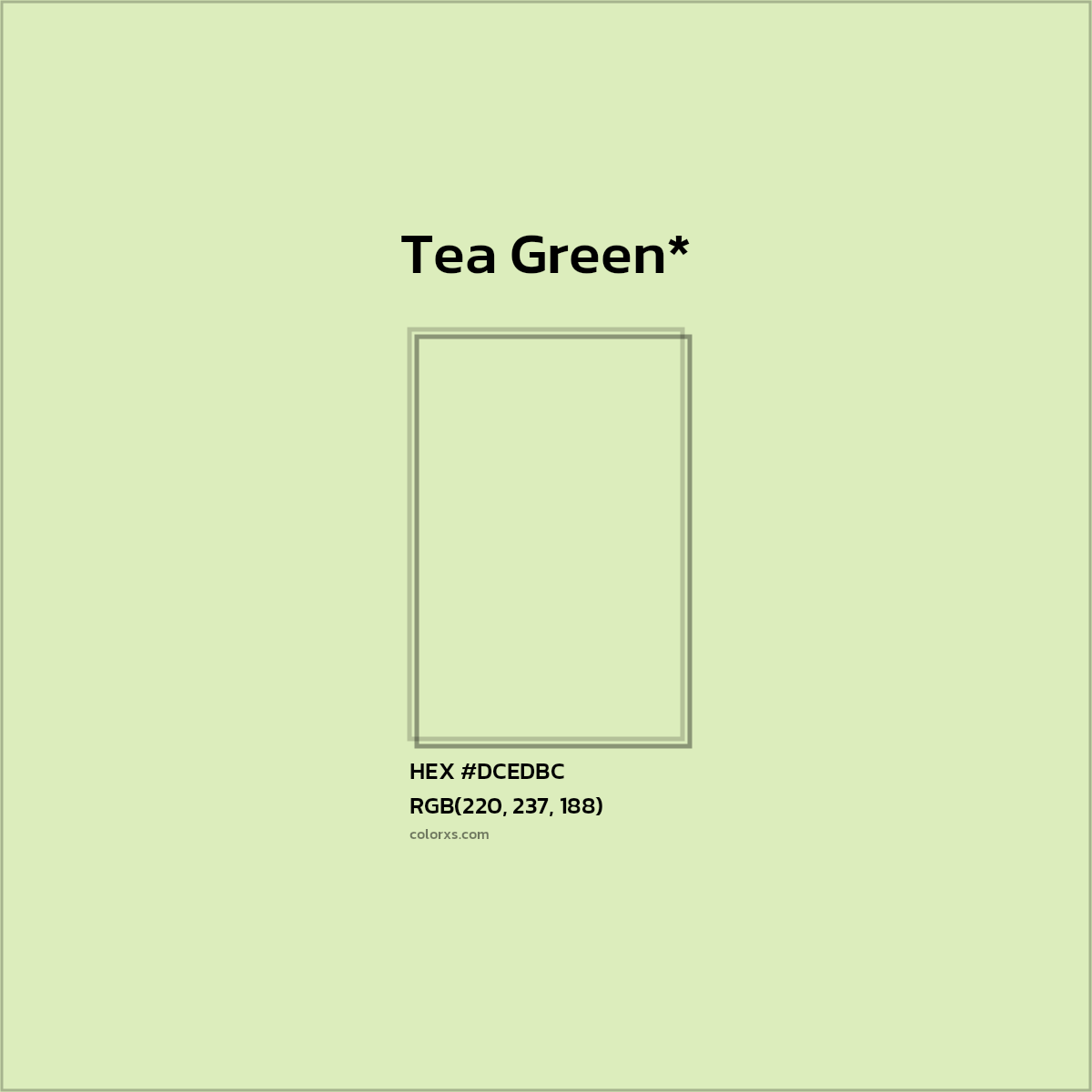 HEX #DCEDBC Color Name, Color Code, Palettes, Similar Paints, Images