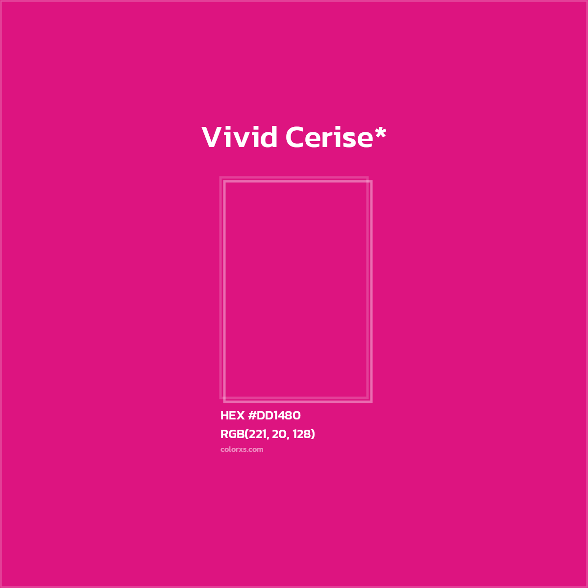 HEX #DD1480 Color Name, Color Code, Palettes, Similar Paints, Images