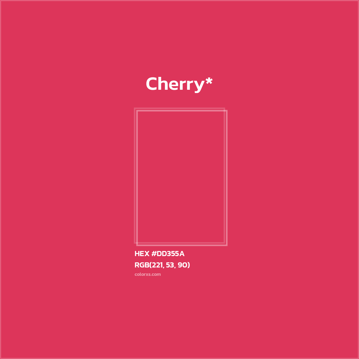 HEX #DD355A Color Name, Color Code, Palettes, Similar Paints, Images