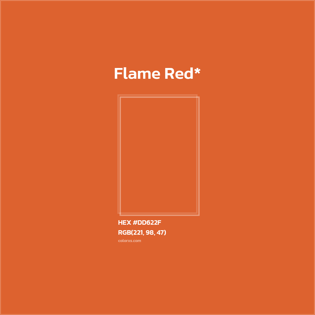 HEX #DD622F Color Name, Color Code, Palettes, Similar Paints, Images