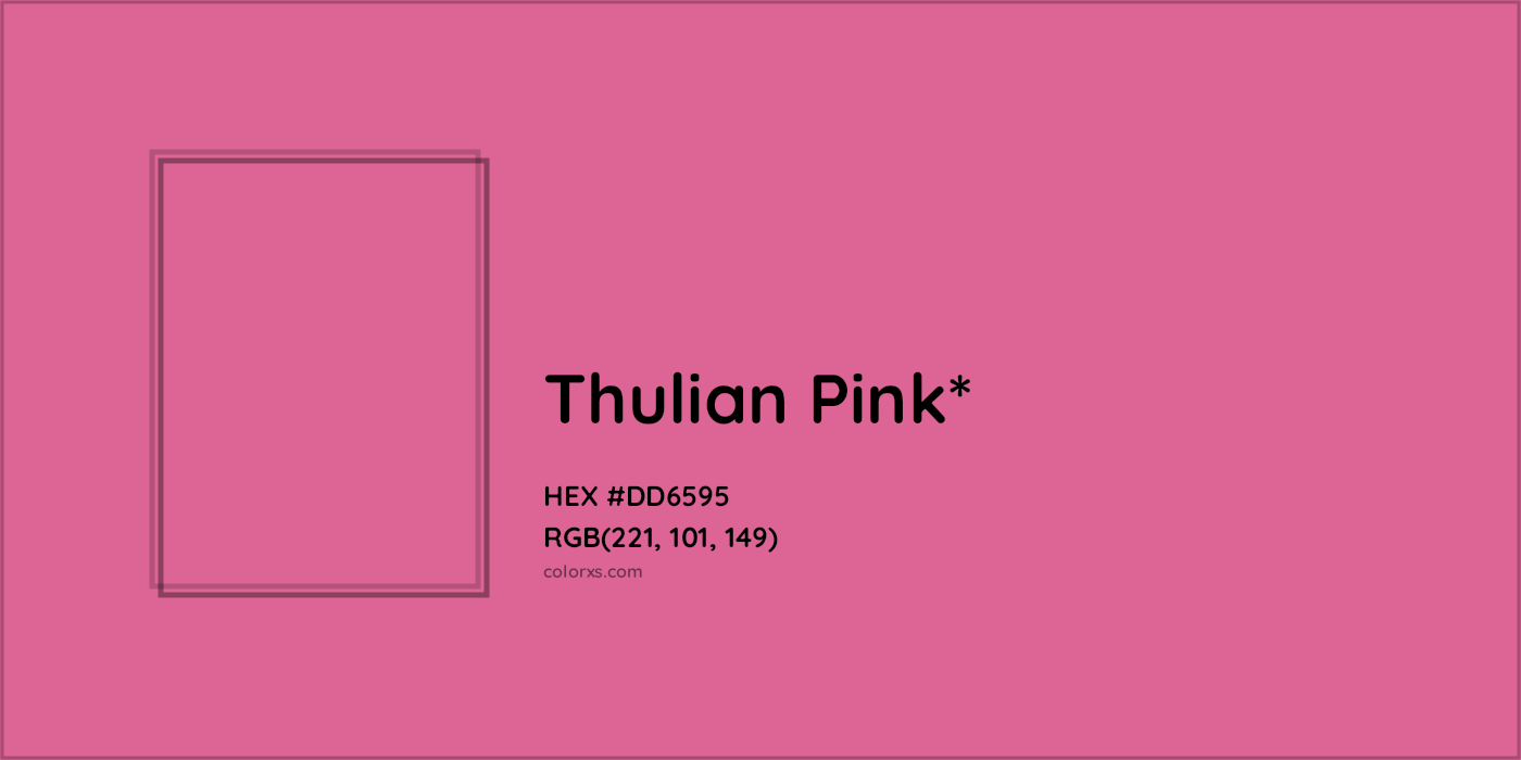 HEX #DD6595 Color Name, Color Code, Palettes, Similar Paints, Images