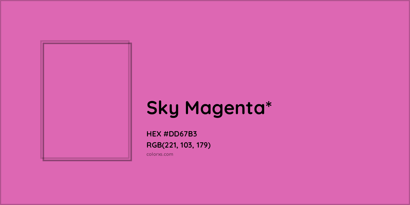 HEX #DD67B3 Color Name, Color Code, Palettes, Similar Paints, Images
