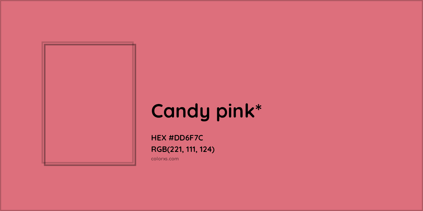 HEX #DD6F7C Color Name, Color Code, Palettes, Similar Paints, Images