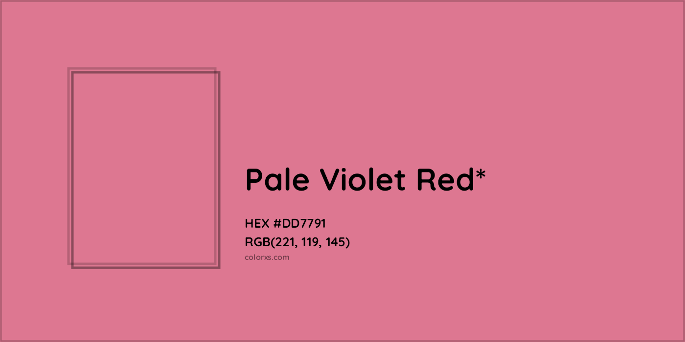 HEX #DD7791 Color Name, Color Code, Palettes, Similar Paints, Images