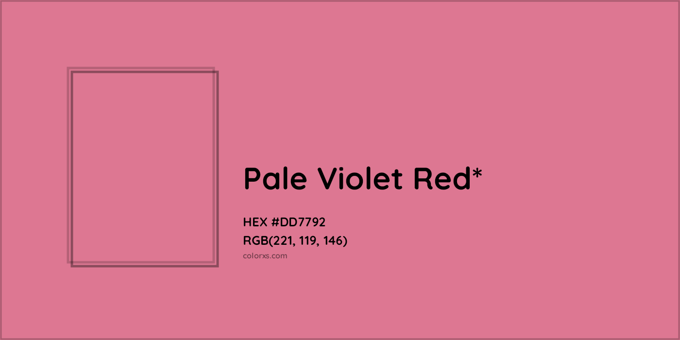 HEX #DD7792 Color Name, Color Code, Palettes, Similar Paints, Images