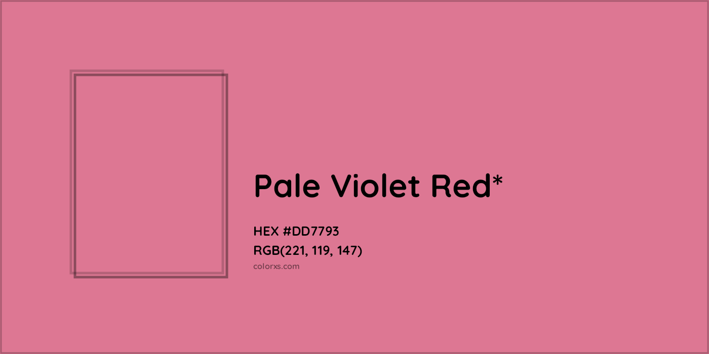 HEX #DD7793 Color Name, Color Code, Palettes, Similar Paints, Images
