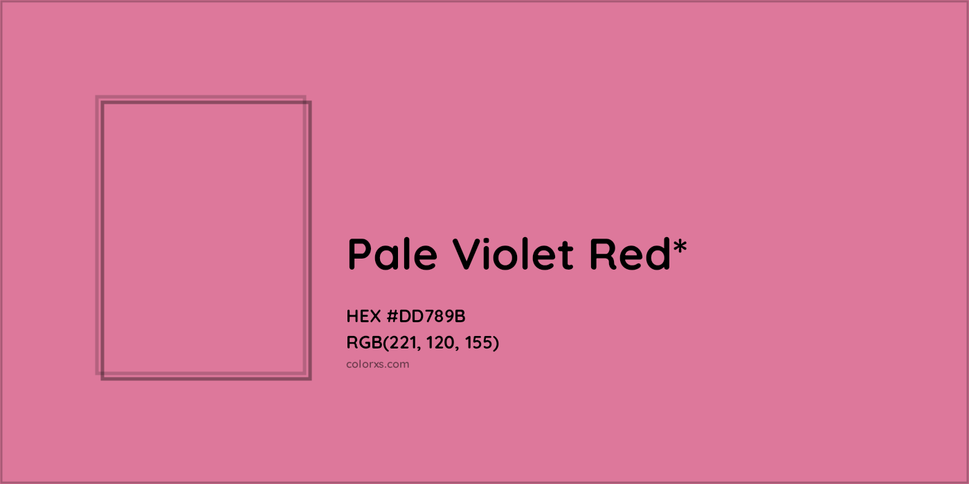 HEX #DD789B Color Name, Color Code, Palettes, Similar Paints, Images