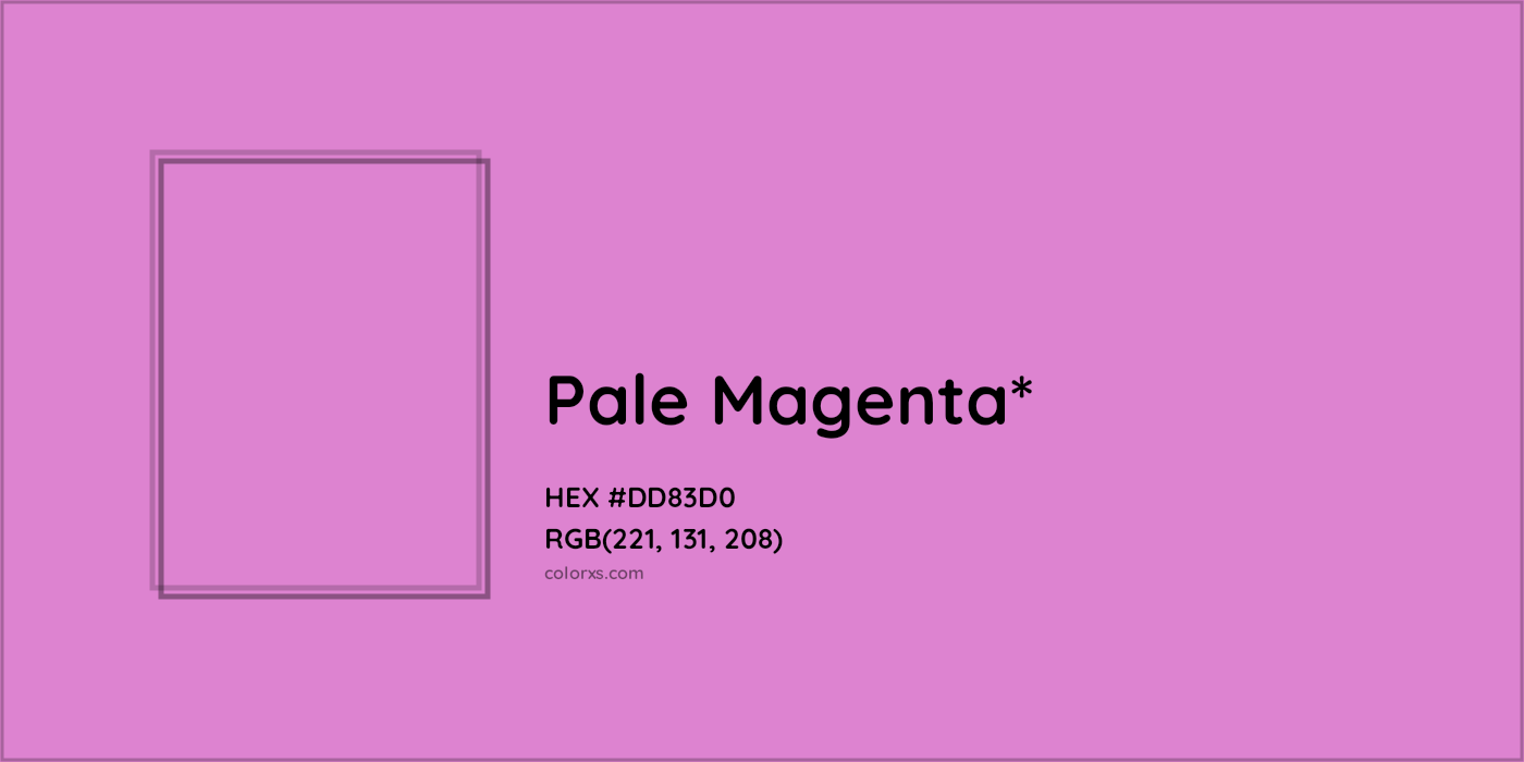 HEX #DD83D0 Color Name, Color Code, Palettes, Similar Paints, Images