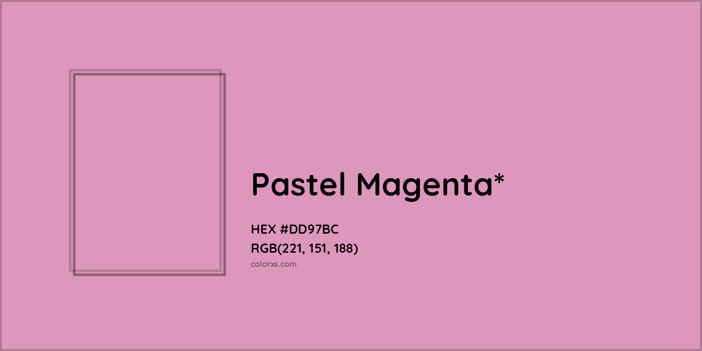 HEX #DD97BC Color Name, Color Code, Palettes, Similar Paints, Images