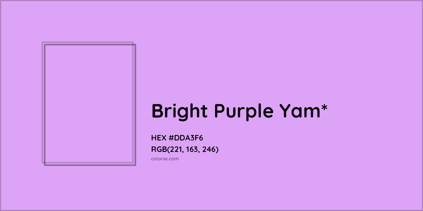 HEX #DDA3F6 Color Name, Color Code, Palettes, Similar Paints, Images