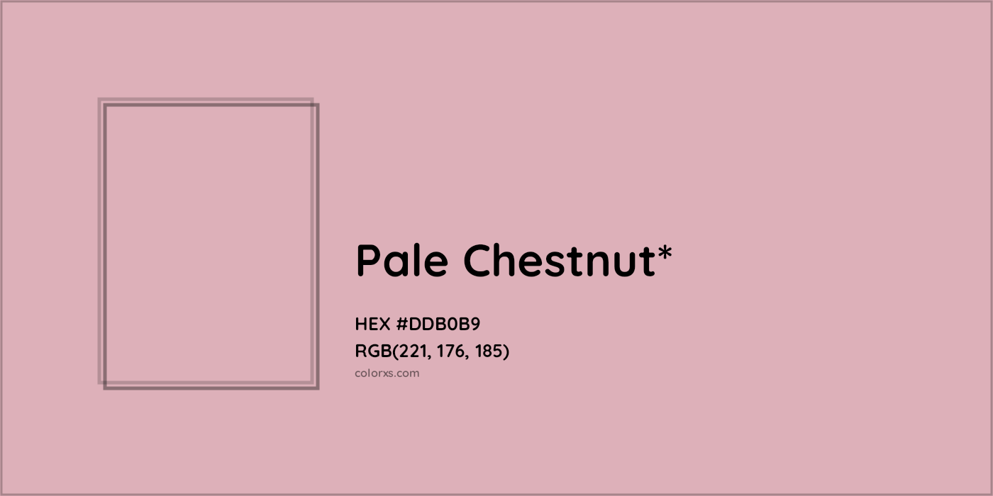 HEX #DDB0B9 Color Name, Color Code, Palettes, Similar Paints, Images