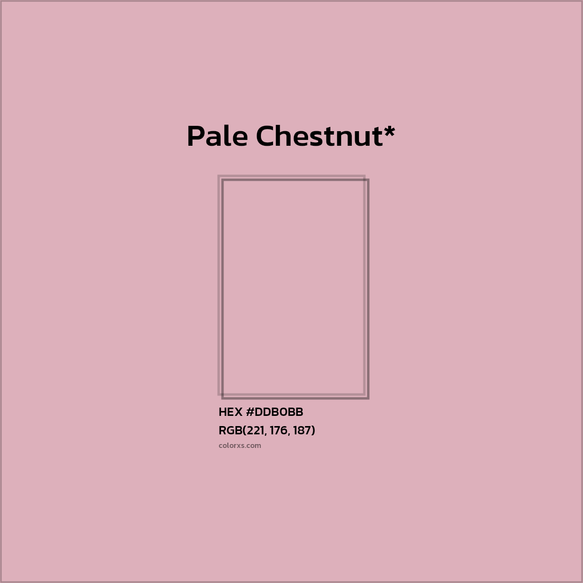 HEX #DDB0BB Color Name, Color Code, Palettes, Similar Paints, Images