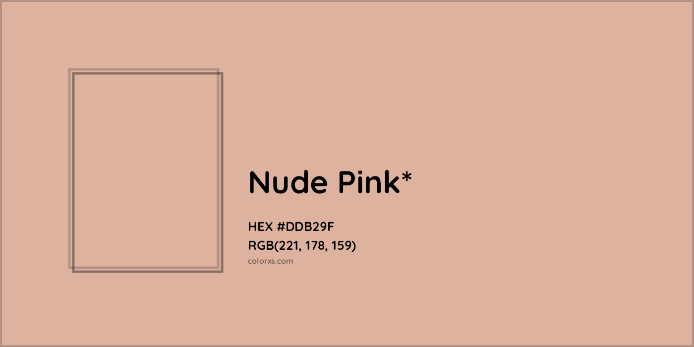 HEX #DDB29F Color Name, Color Code, Palettes, Similar Paints, Images