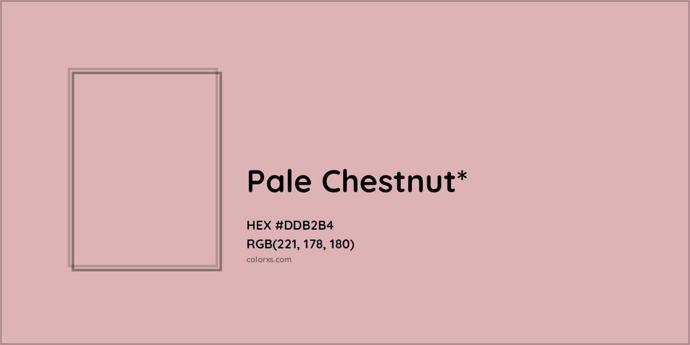 HEX #DDB2B4 Color Name, Color Code, Palettes, Similar Paints, Images