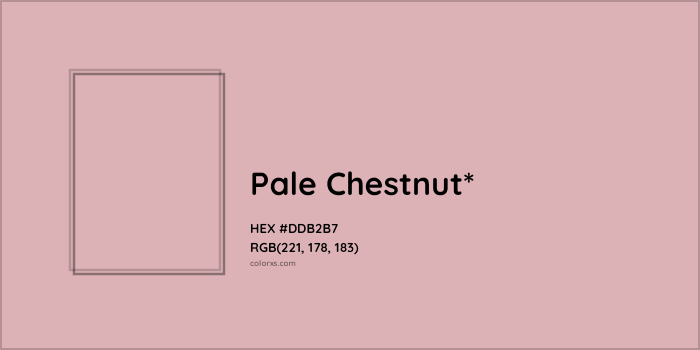 HEX #DDB2B7 Color Name, Color Code, Palettes, Similar Paints, Images