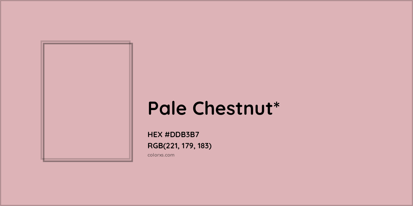 HEX #DDB3B7 Color Name, Color Code, Palettes, Similar Paints, Images