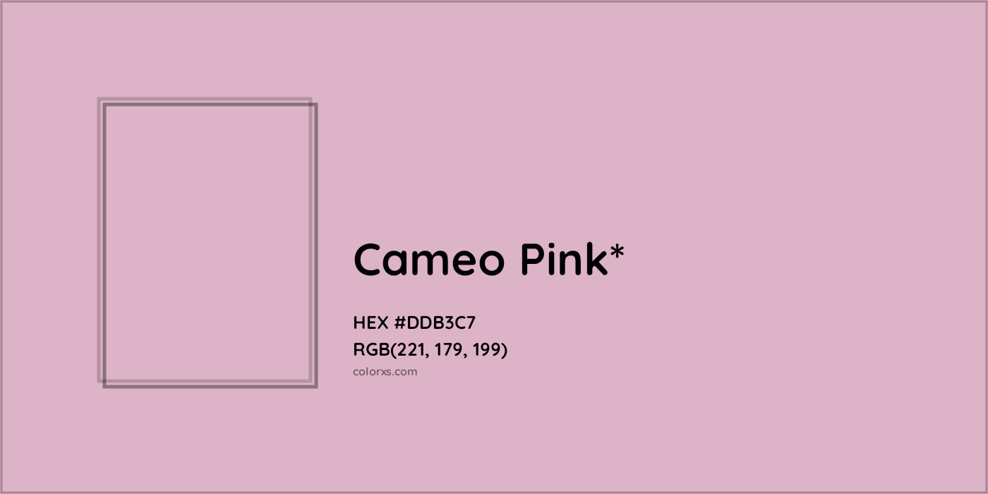 HEX #DDB3C7 Color Name, Color Code, Palettes, Similar Paints, Images