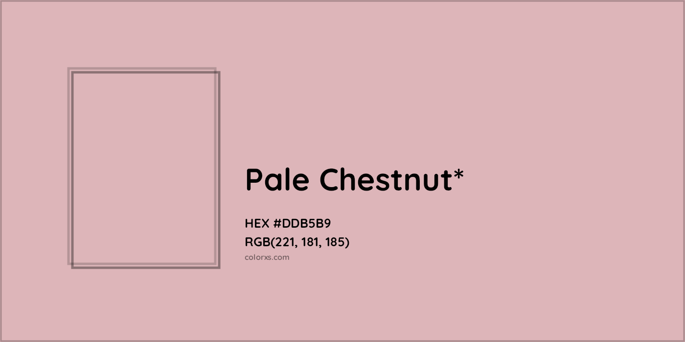 HEX #DDB5B9 Color Name, Color Code, Palettes, Similar Paints, Images
