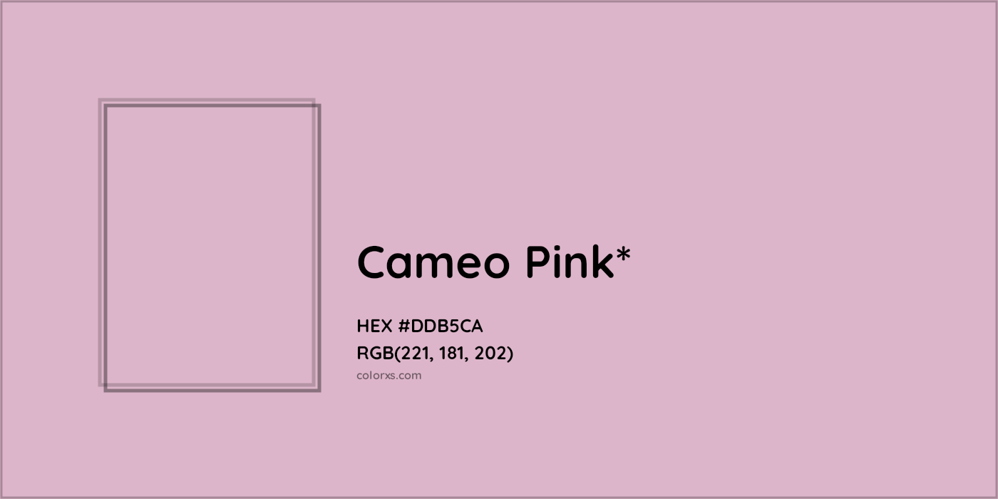 HEX #DDB5CA Color Name, Color Code, Palettes, Similar Paints, Images