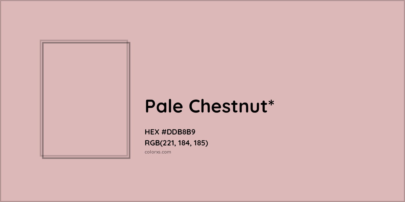 HEX #DDB8B9 Color Name, Color Code, Palettes, Similar Paints, Images
