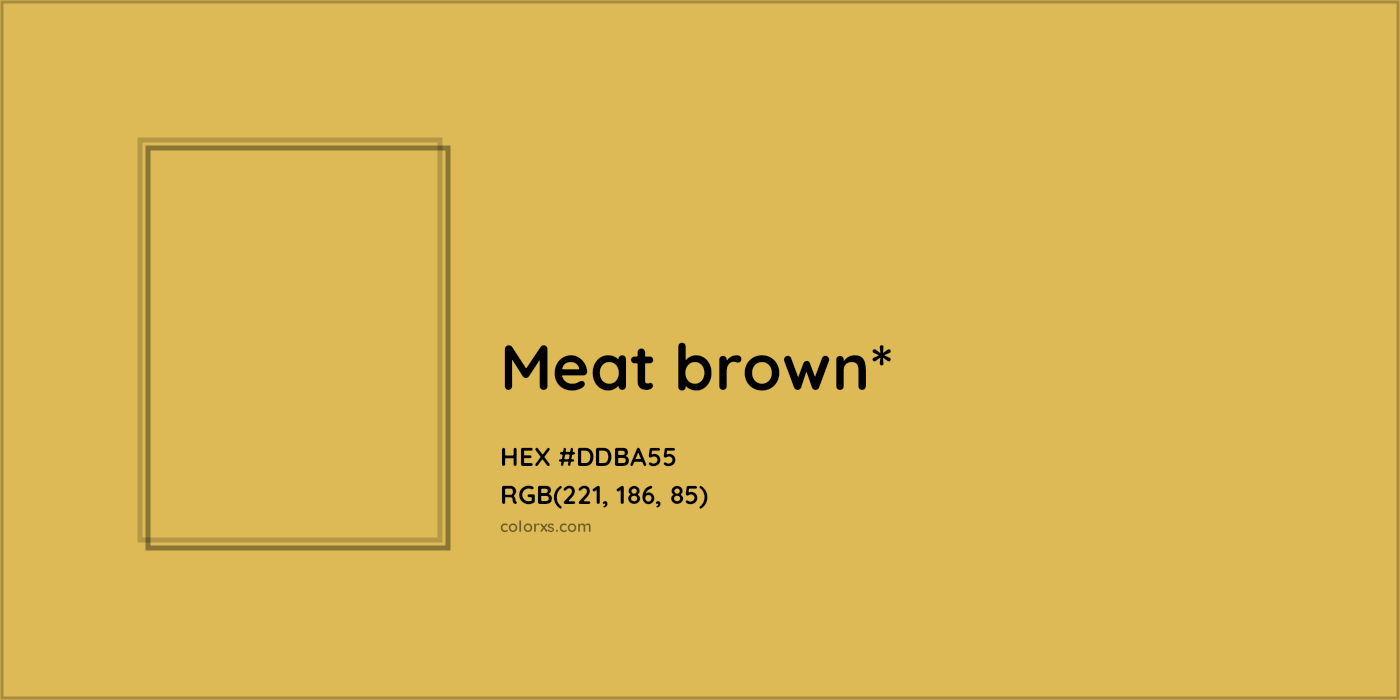 HEX #DDBA55 Color Name, Color Code, Palettes, Similar Paints, Images
