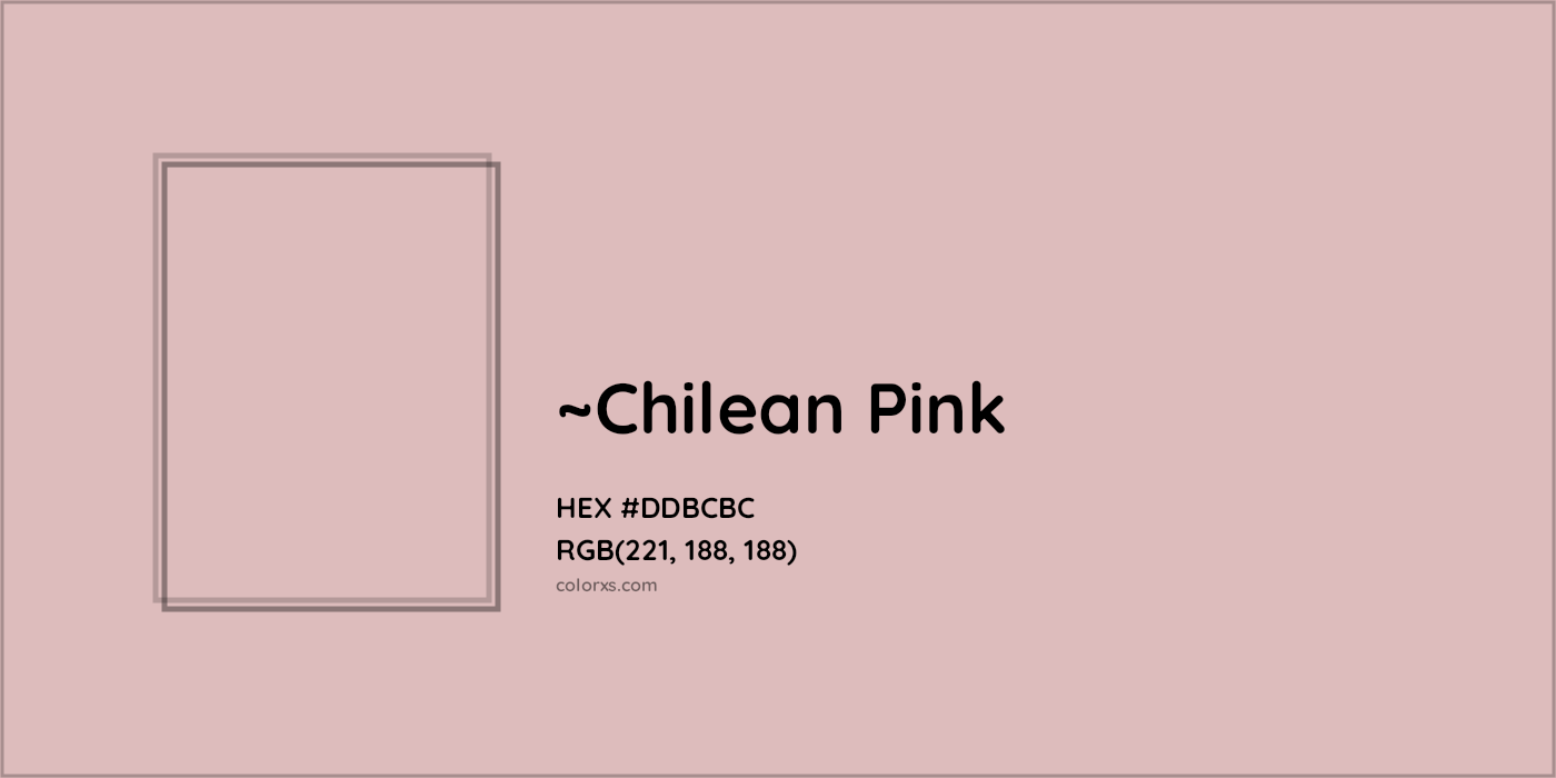 HEX #DDBCBC Color Name, Color Code, Palettes, Similar Paints, Images