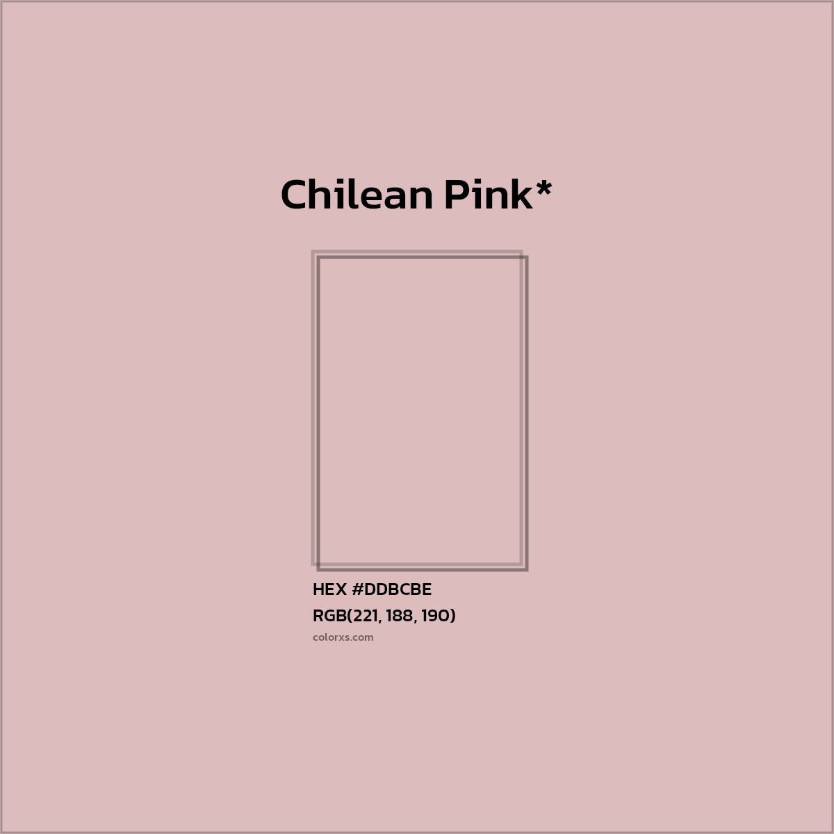 HEX #DDBCBE Color Name, Color Code, Palettes, Similar Paints, Images
