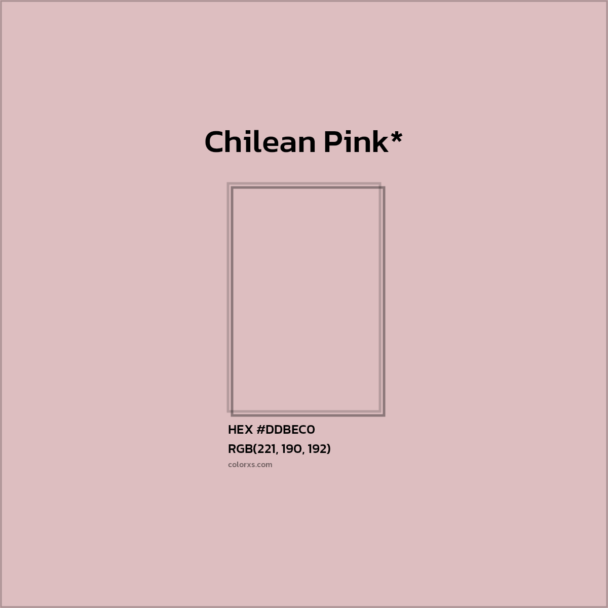 HEX #DDBEC0 Color Name, Color Code, Palettes, Similar Paints, Images