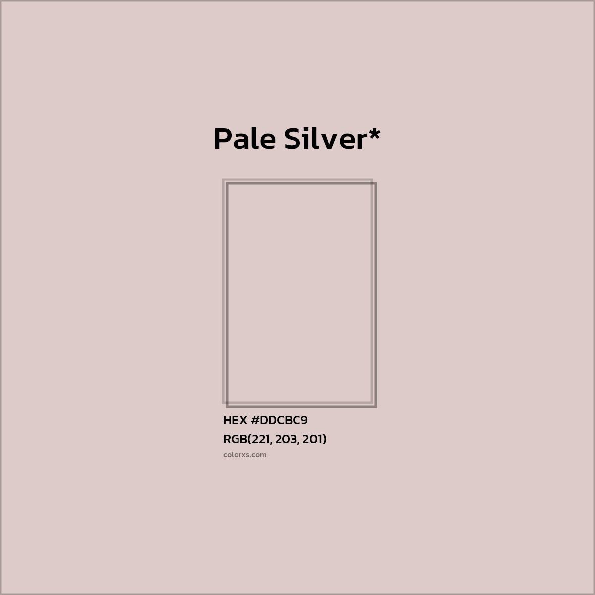 HEX #DDCBC9 Color Name, Color Code, Palettes, Similar Paints, Images