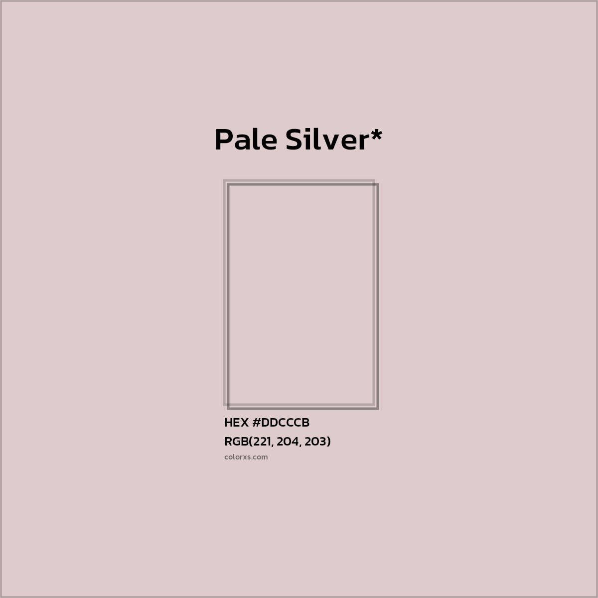 HEX #DDCCCB Color Name, Color Code, Palettes, Similar Paints, Images