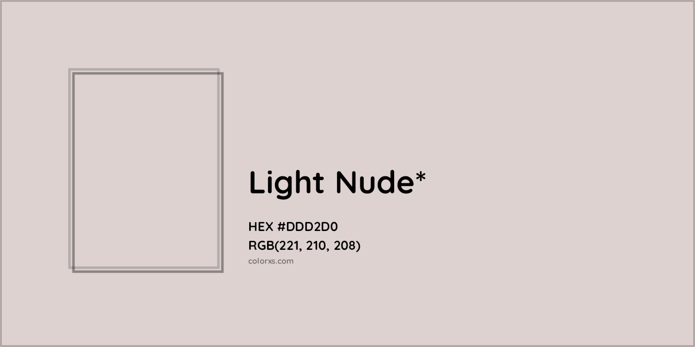 HEX #DDD2D0 Color Name, Color Code, Palettes, Similar Paints, Images