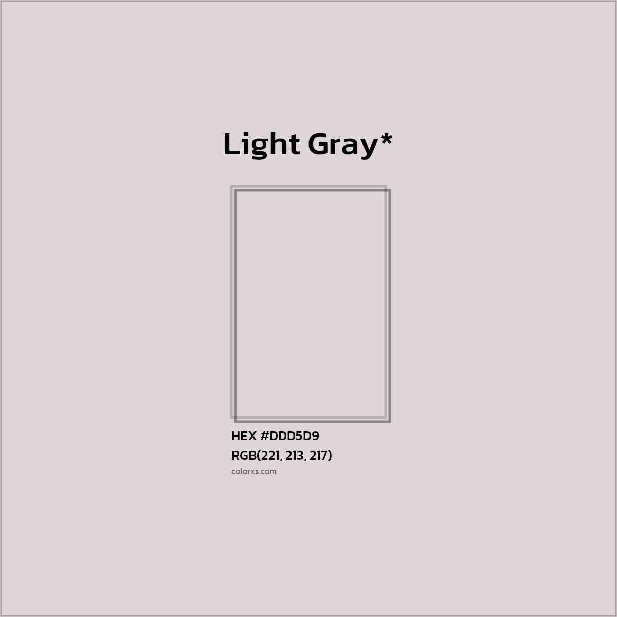HEX #DDD5D9 Color Name, Color Code, Palettes, Similar Paints, Images