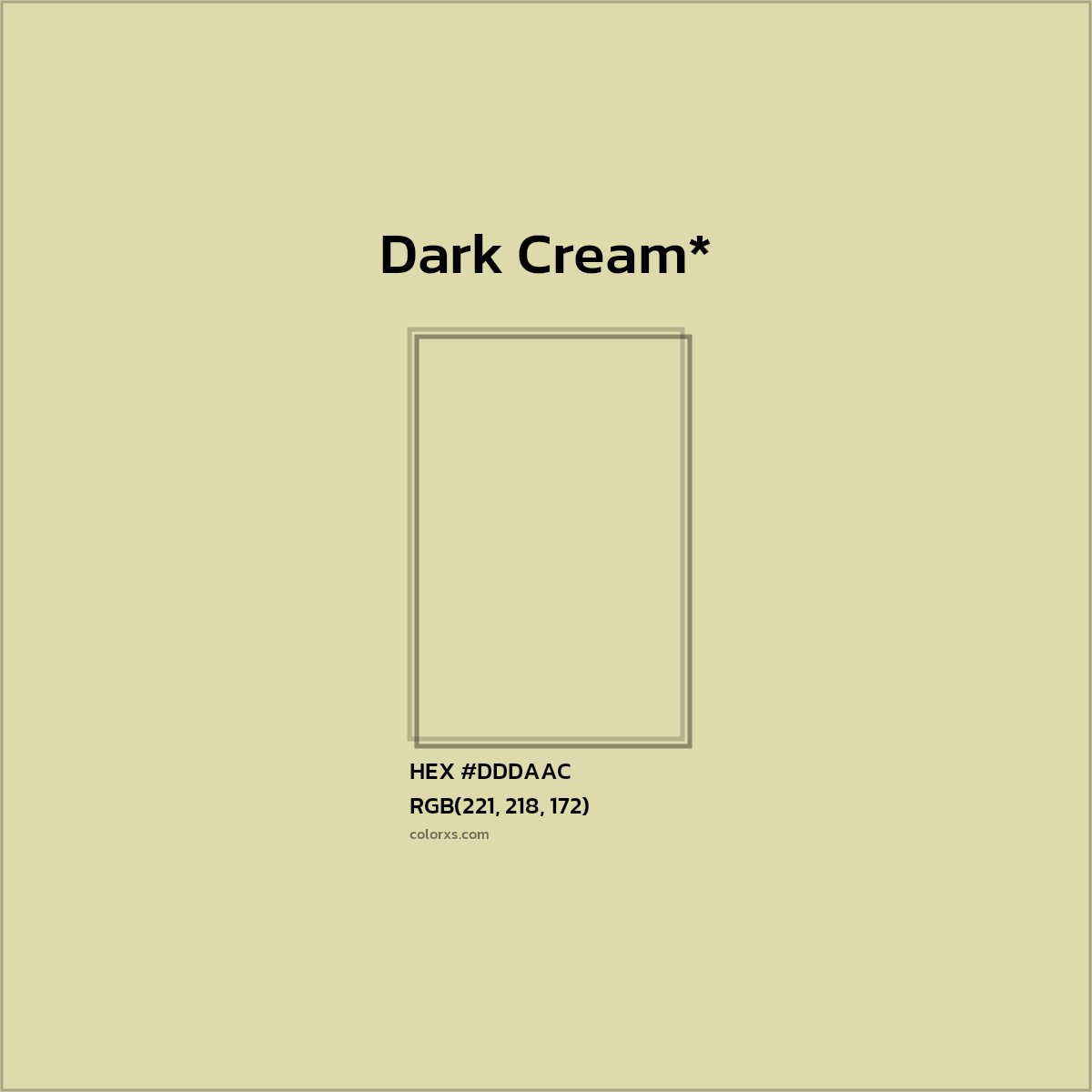 HEX #DDDAAC Color Name, Color Code, Palettes, Similar Paints, Images