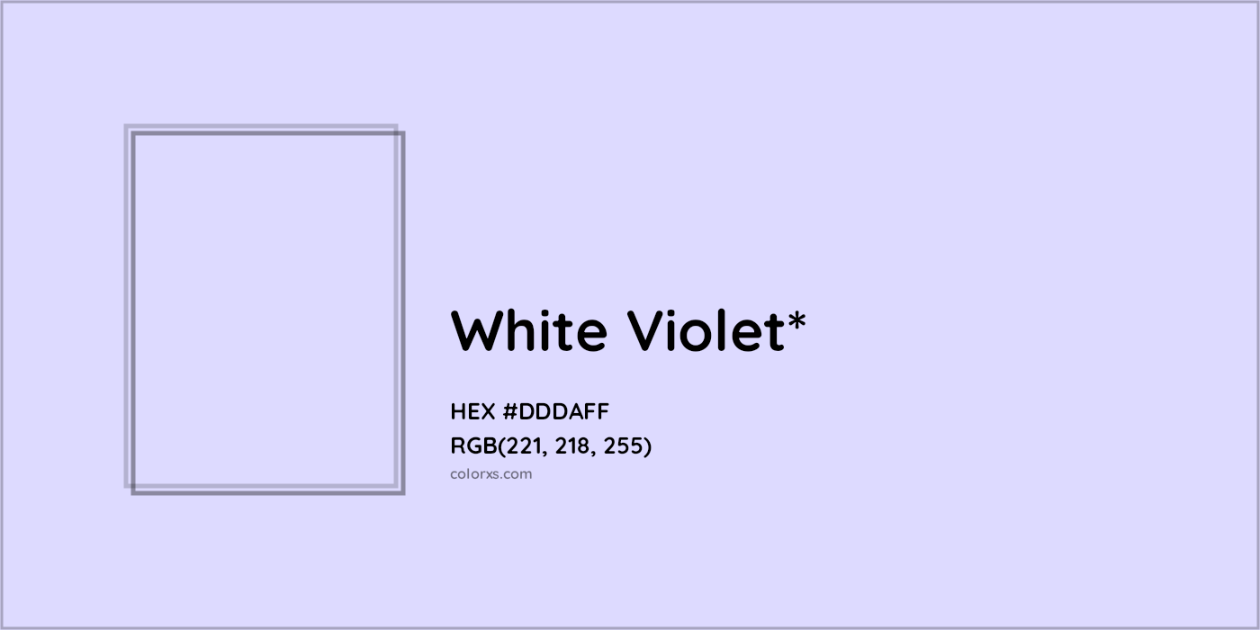 HEX #DDDAFF Color Name, Color Code, Palettes, Similar Paints, Images
