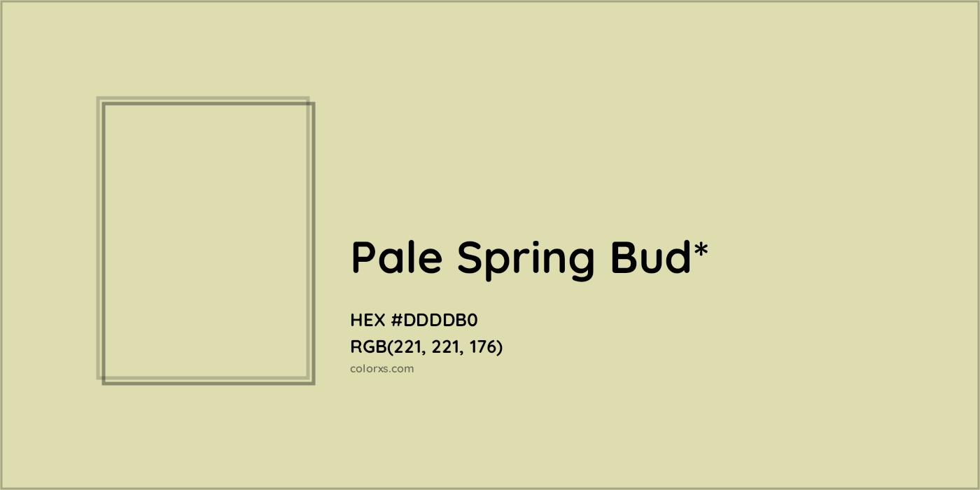 HEX #DDDDB0 Color Name, Color Code, Palettes, Similar Paints, Images