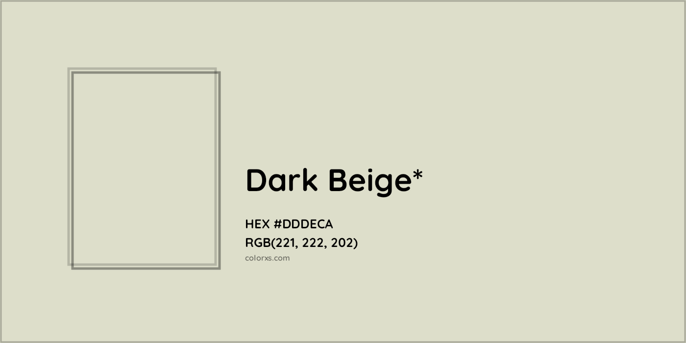 HEX #DDDECA Color Name, Color Code, Palettes, Similar Paints, Images