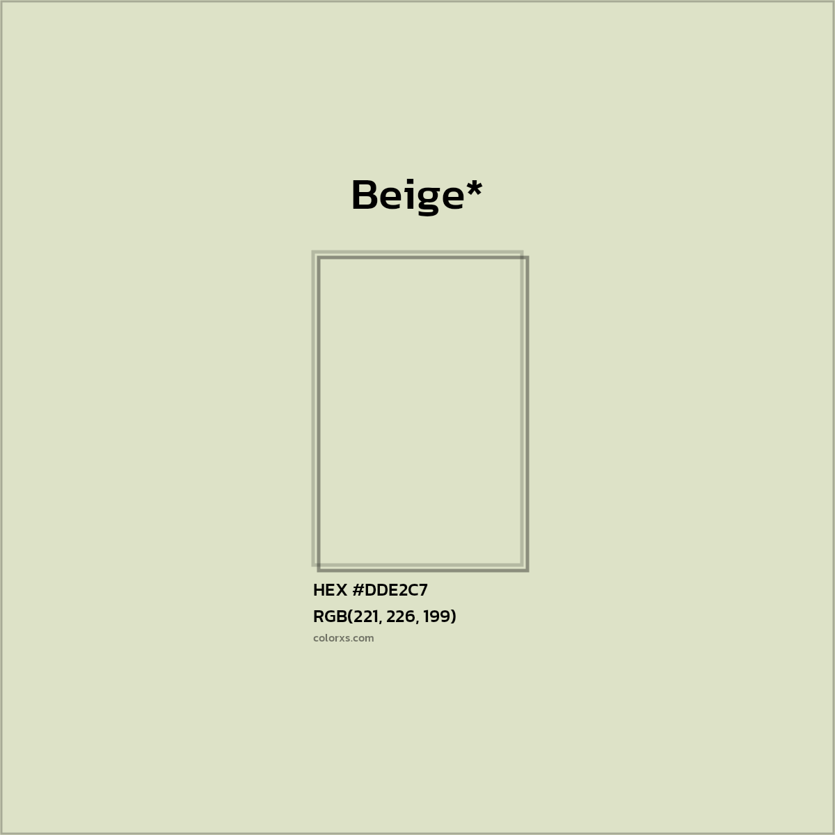 HEX #DDE2C7 Color Name, Color Code, Palettes, Similar Paints, Images