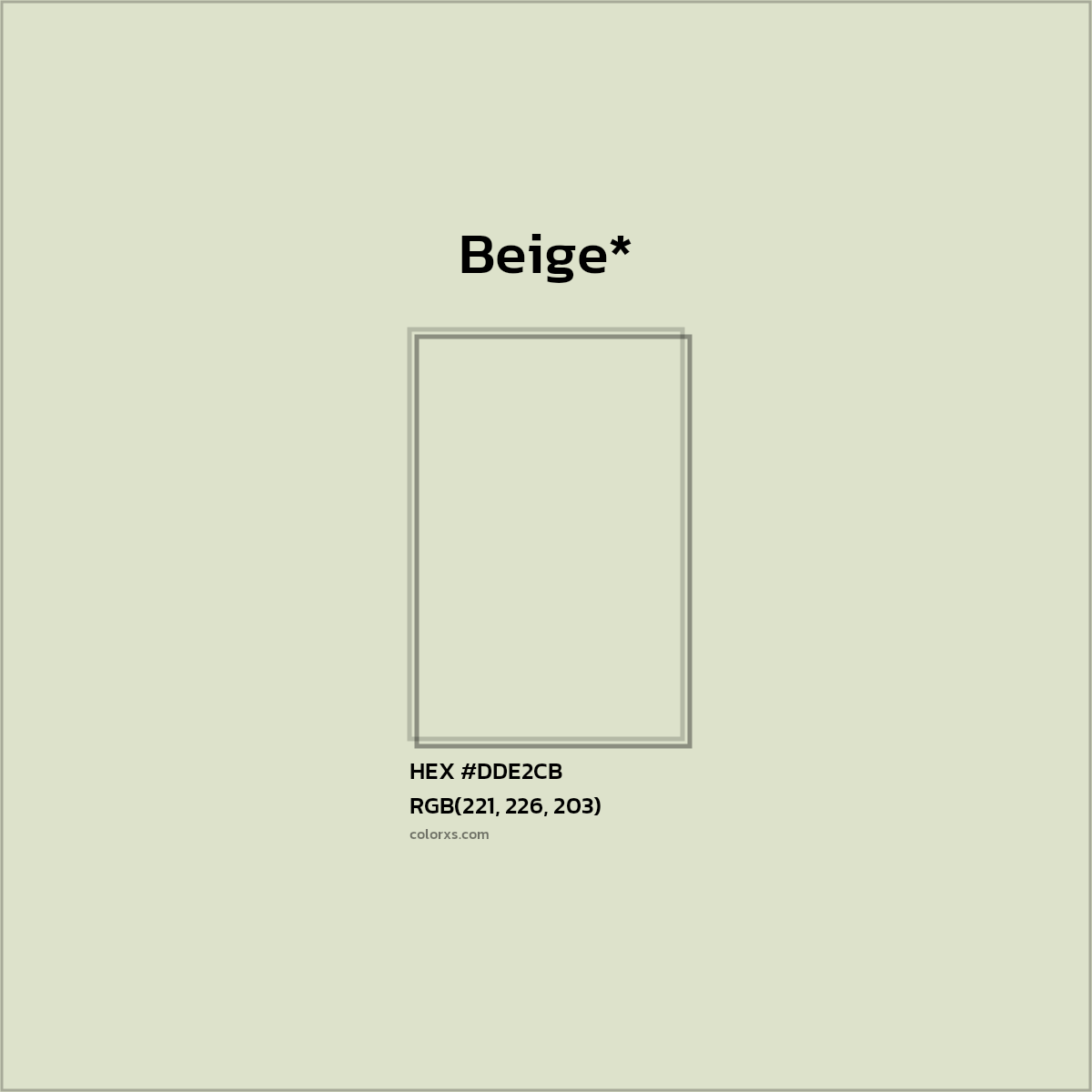 HEX #DDE2CB Color Name, Color Code, Palettes, Similar Paints, Images